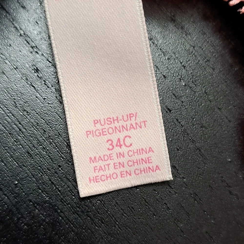 Victoria's Secret Push up lace padded bra size 34C - Picture 10 of 13